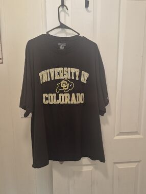 Champion University of Colorado Black Graphic Tee Mens 3Xl